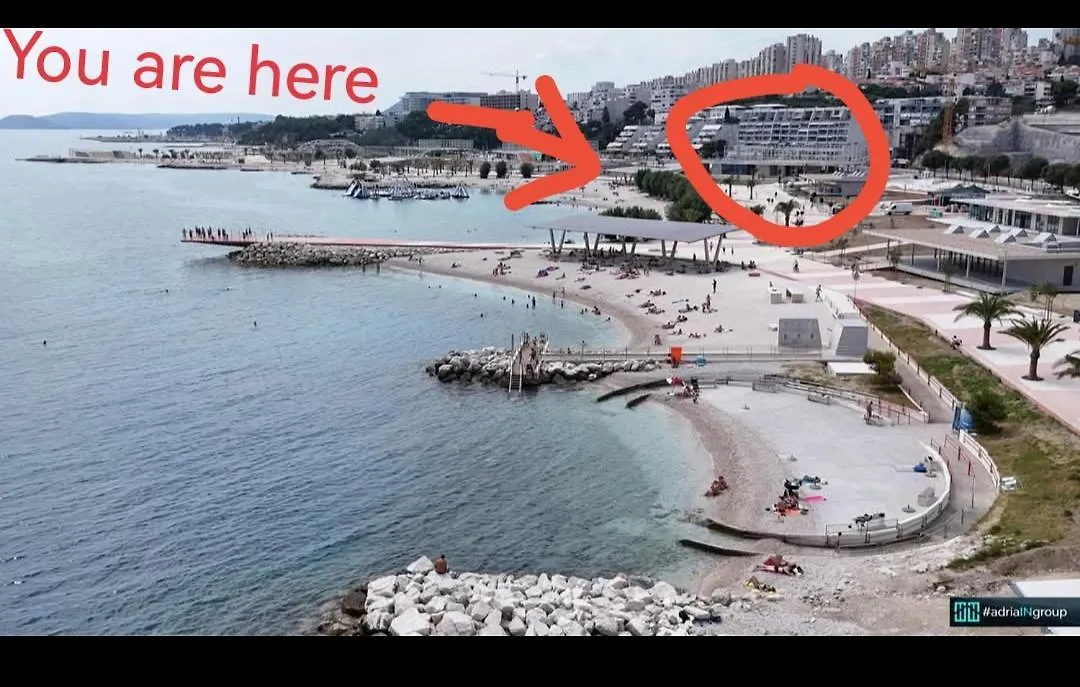 Split Znjan Sea View Apartment 2&2 Guest 0*,  Kroatien